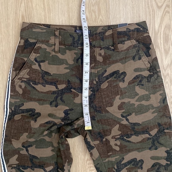 Y2K Vintage Inspired Abercrombie Camo Pants Size 28 Streetwear Cool Straight Leg - Picture 9 of 13